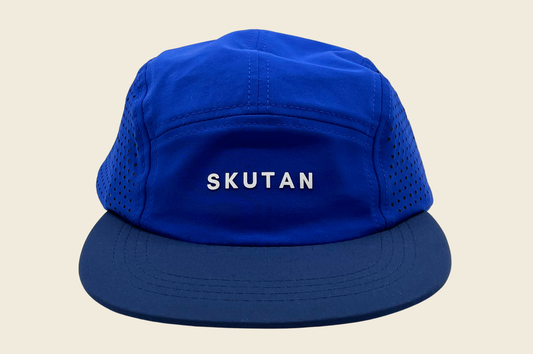Löparkepan blå